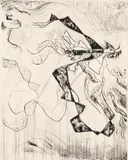 André Masson, Untitled Abstract print, etching on Arches paper