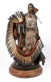 Dave McGary, The Honor Dress, Maquette, 2006 (Native American Woman’s Series), painted
