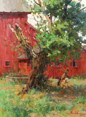 Gerald Lydon Merfeld, Summertime, 1971, oil on canvas