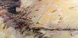 Maggie Milono, Untitled Abstract, 1974, acrylic, mixed media and collage on canvas