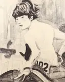 Elizabeth Peyton, John (John F. Kennedy, Jr. on Horseback), 2000, lithograph on wove paper, pencil