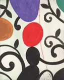 Dan Rizzie, Untitled Abstract, 1997, color, monotype