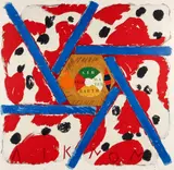 Joe Tilson, Liknon Red, 1989, serigraph printed in colors