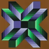 Victor Vasarely, Mata Fem, 1978, serigraph on paper