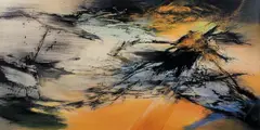 Revelation by Chihung Yang, 2017, serigraph printed in colors, offered Oct 2022