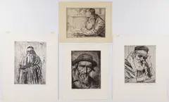 Joseph Margulies, A Chasid, etching