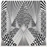 Roy Ahlgren, Conceptual Perspective, 1969, serigraph