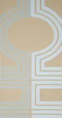 Untitled Abstract, circa 1970s by Chryssa, screenprint on heavy handmade paper, pencil, offered Aug 2022