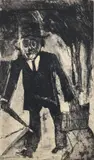 Sidney Chafetz, Last Leaf, 1966, etching and aquatint on paper