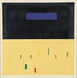Jean Gorin, Black Ochre and Strips, undated, c.1966, serigraph