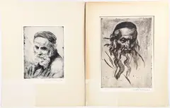 Joseph Margulies, Patriarch, c. 1950, aquatint etching