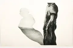 Michael Mazur, Diptych The Artist, 1968, etching on heavy paper