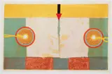 George Nama, Computer Landscape #10, 1970, serigraph, artist's proof