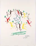 Ronde De La Jeunesse by Pablo Picasso, c. 1961, lithograph, offered Aug 2022