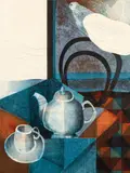 Alvar Suñol Munoz-Ramos, Single plate from Interieurs Suite Bleue, 1980, embossed