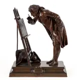 An Amateur at the Salon, 1888, cast by Pierre Louis Detrier, bronze, offered Jun 2022