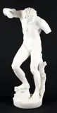 Cesare Lapini, Dancing Satyr Faun with Cymbal, 1899, carved Carrara marble