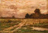 Charles Linford, Path in the Country, oil on canvas