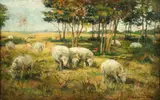 Alfred Bryan Wall, Grazing Sheep