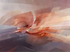 Sea Cycle by Rochelle Blumenfeld, 1981, acrylic on canvas, offered Jun 2022