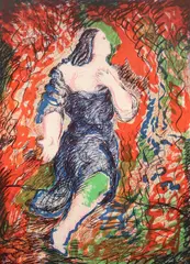Il Trovatore by Sandro Chia, 1983, lithograph, offered Jun 2022