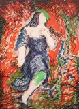 Sandro Chia, Il Trovatore, 1983, lithograph