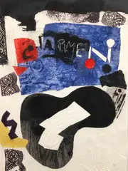 Antoni Clavé, Carmen, 1977, intaglio, etching