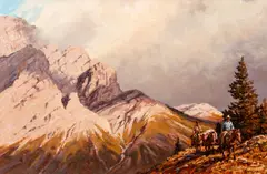 Richard Audley Freeman, No Road, oil on board