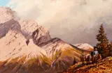 Richard Audley Freeman, No Road, oil on board