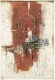 Johnny Friedlaender, Untitled Abstraction, undated, etching and aquatint printed in colors