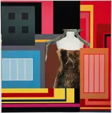 Peter Halley, Contamination 1, 2002, lithograph and screenprint in colors
