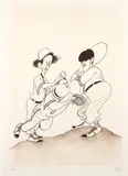 Al Hirschfeld, Three Stooges