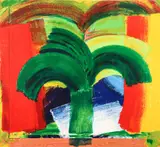 Howard Hodgkin, In Tangier, 1991, serigraph printed in colors