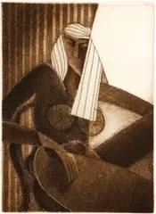 Joseph Holston, Fantacy, 1995, etching and aquatint