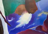 David Izu, Untitled 80.G, 1980, oil on canvas