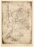 Hanns Kralik, Der Morgen [The Morning], 1929, etching on paper