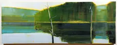 VIII by Stephen Pentak, 1997, oil on wood, offered Jun 2022