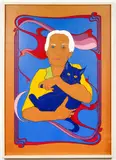 Warren K. Pleasants, Portrait of Susannah Hall Pleasants, 1974, gouache on paperboard