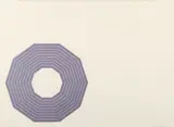 D from the Purple Series [51.80] by Frank Stella, 1972, lithograph on wove paper, offered Jun 2022
