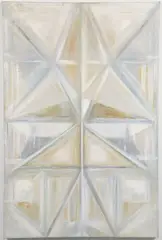Hedda Sterne, Untitled, 1990, oil and pastel on canvas
