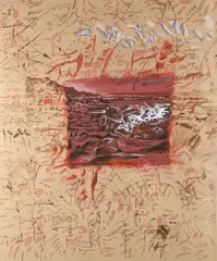 Representation and Notes by Jorge Tacla, 1992, serigraph printed in colors, offered Jun 2022