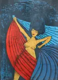 Salome by Rufino Tamayo, 1984, lithograph, offered Jun 2022