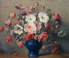 Carle John Blenner, Floral Still Life, undated, oil on canvas