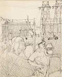 Henry Koerner, Title: Guard Outside Electric Plant