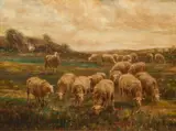 Alfred Bryan Wall, Grazing Sheep