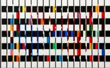 Yaacov Agam, Number 2 from One and Another Suite, 1977 ,printed at Atelier Arcay Paris on Arches paper, Size of print: 18 x 28 inches, pencil