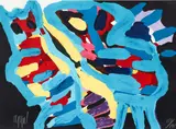 Karel Appel, The Owl, c. late 1970s or early 1980s, color