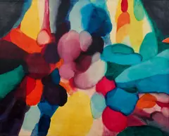 Alice Baber, Time of Day, 1966, oil on canvas