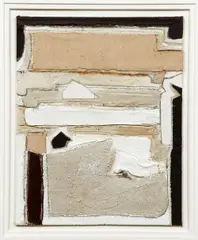 Eric Atkinson, Manitoulin Island I, circa 1986, acrylic, sand and mixed media on canvasboard