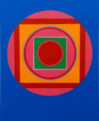 John Grillo, Bullseye, 1968, screenprint on paper